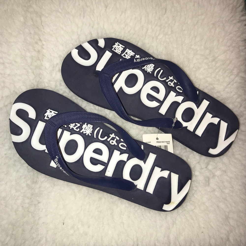 NWT! Superdry Flip Flops